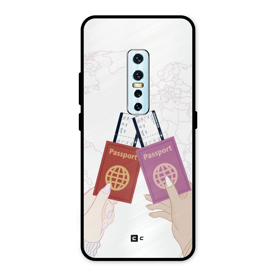 Passport Drive Metal Back Case for Vivo V17 Pro