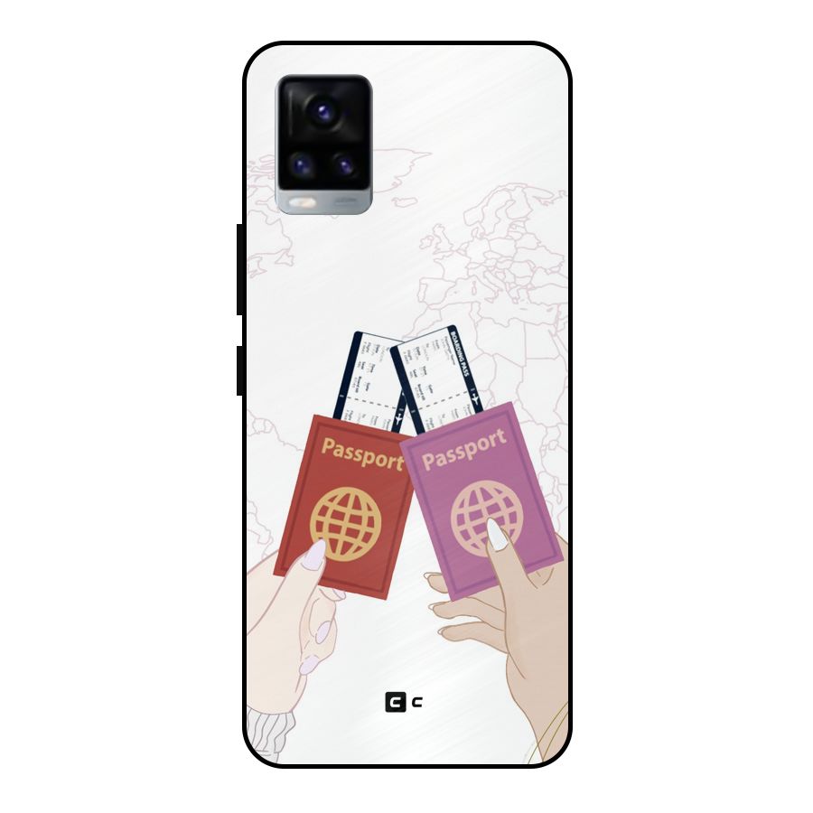 Passport Drive Metal Back Case for Vivo V20