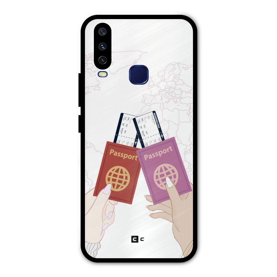 Passport Drive Metal Back Case for Vivo Y15