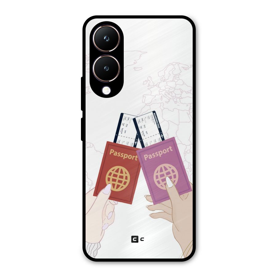 Passport Drive Metal Back Case for Vivo Y28