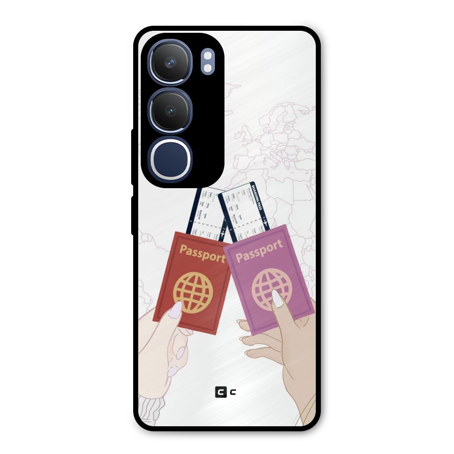 Passport Drive Metal Back Case for Vivo Y29