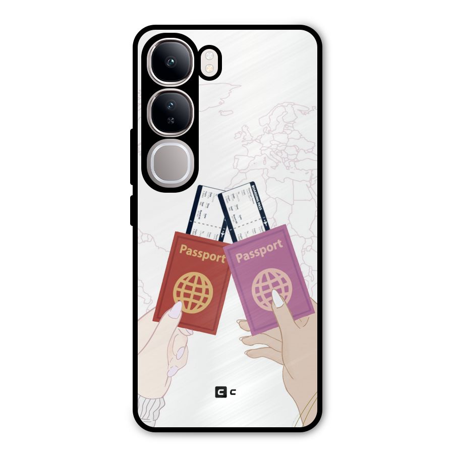 Passport Drive Metal Back Case for Vivo Y300