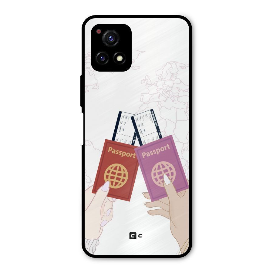 Passport Drive Metal Back Case for Vivo Y72 5G