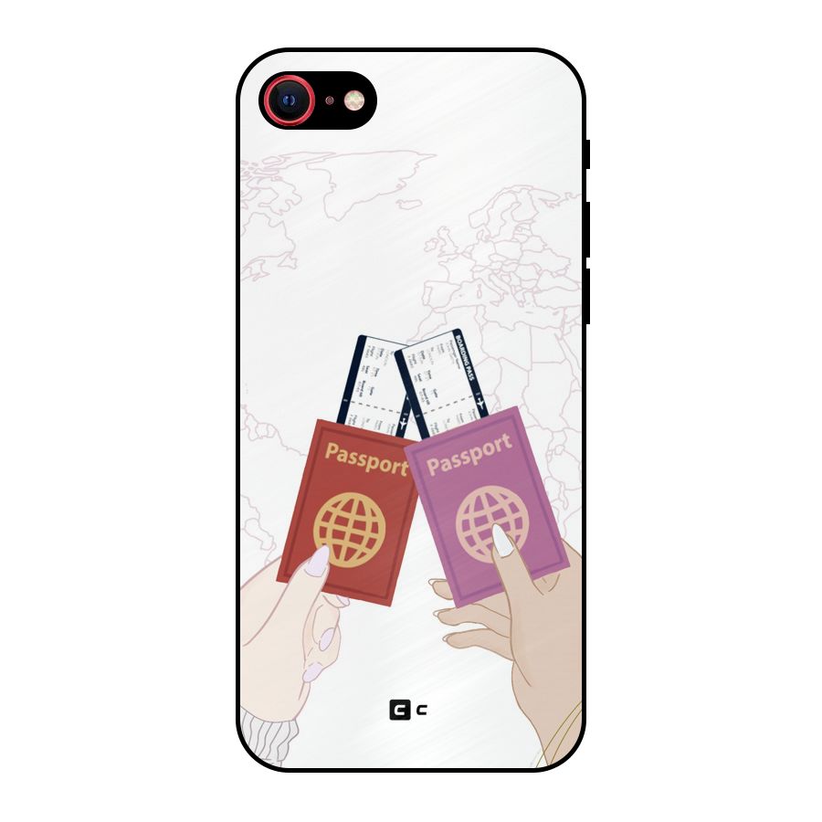 Passport Drive Metal Back Case for iPhone SE 2022