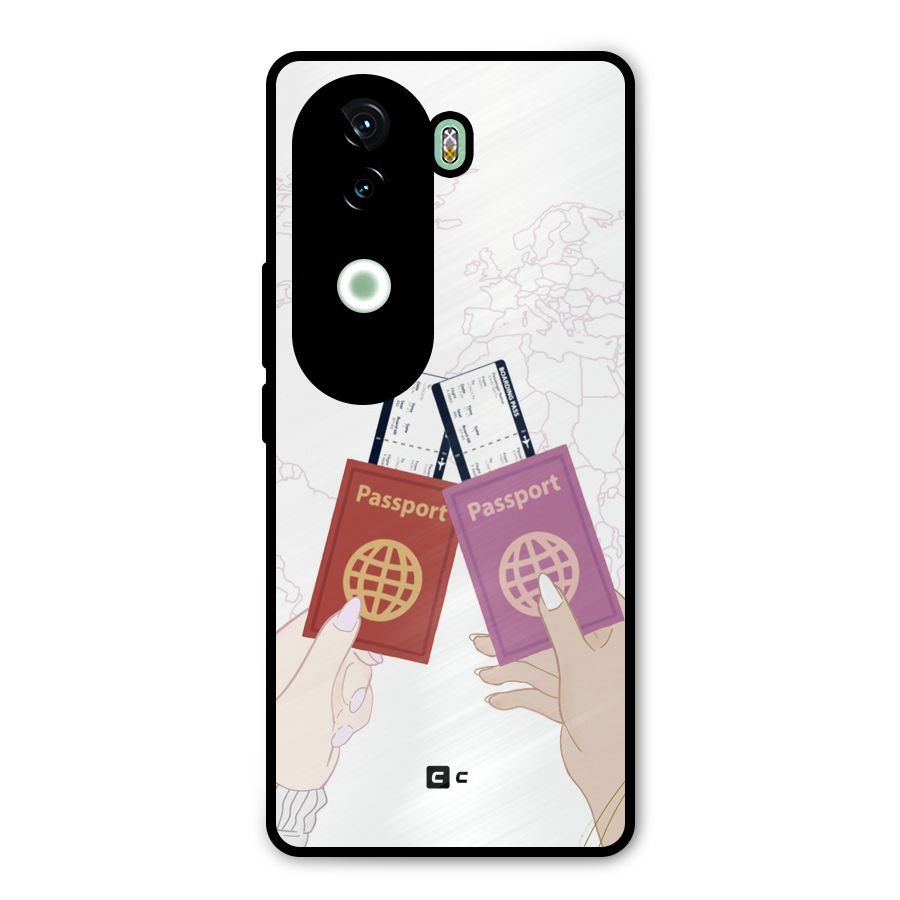 Passport Drive Metal Back Case for iQOO Z9s