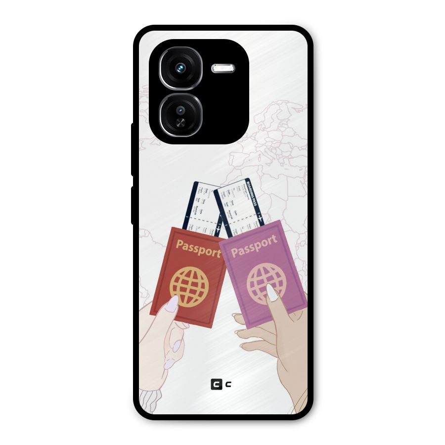 Passport Drive Metal Back Case for iQOO Z9x