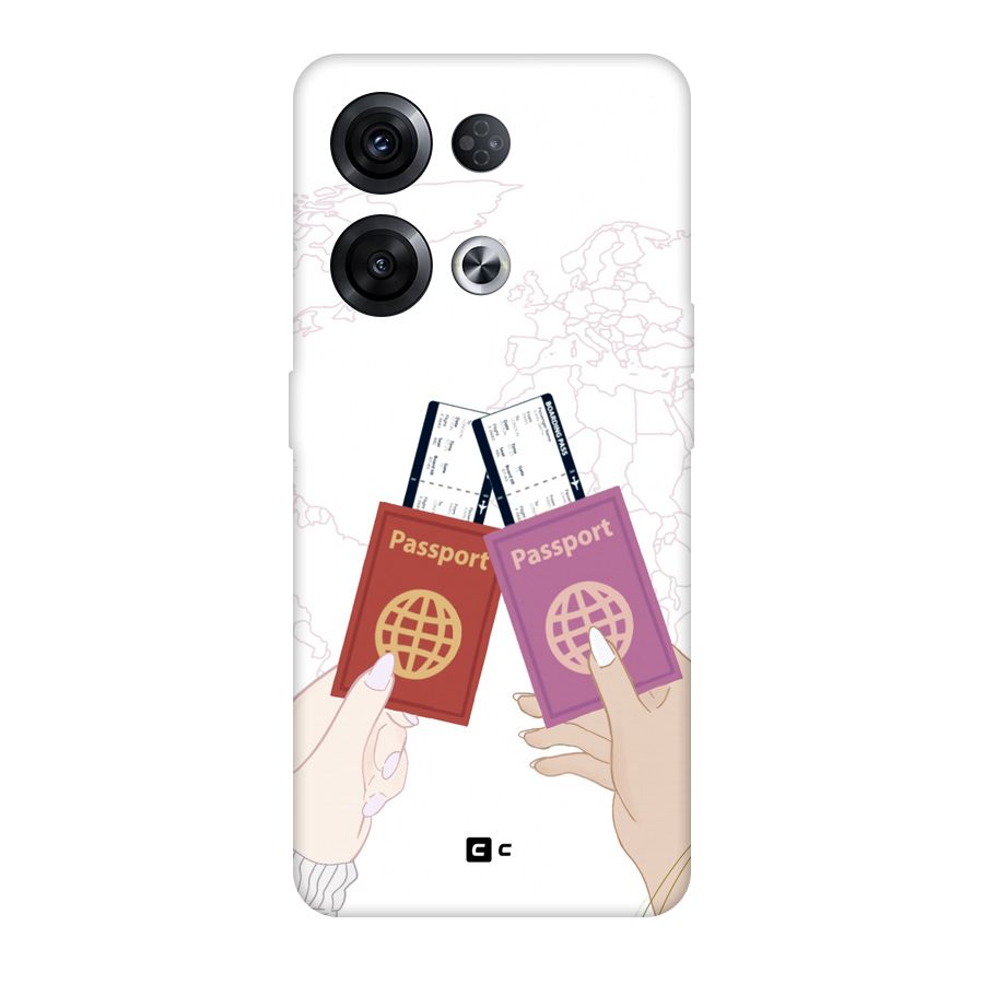Passport Drive Original Polycarbonate Back Case for Oppo Reno8 Pro 5G