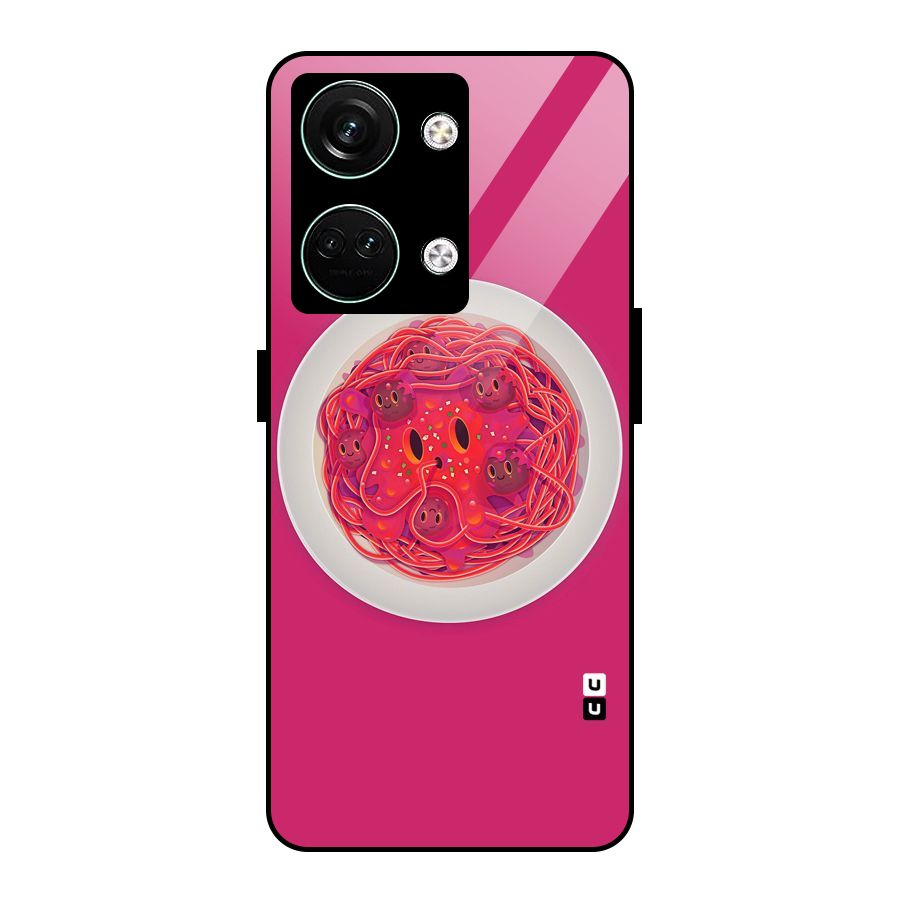 Pasta Cute Glass Back Case for Oneplus Nord 3