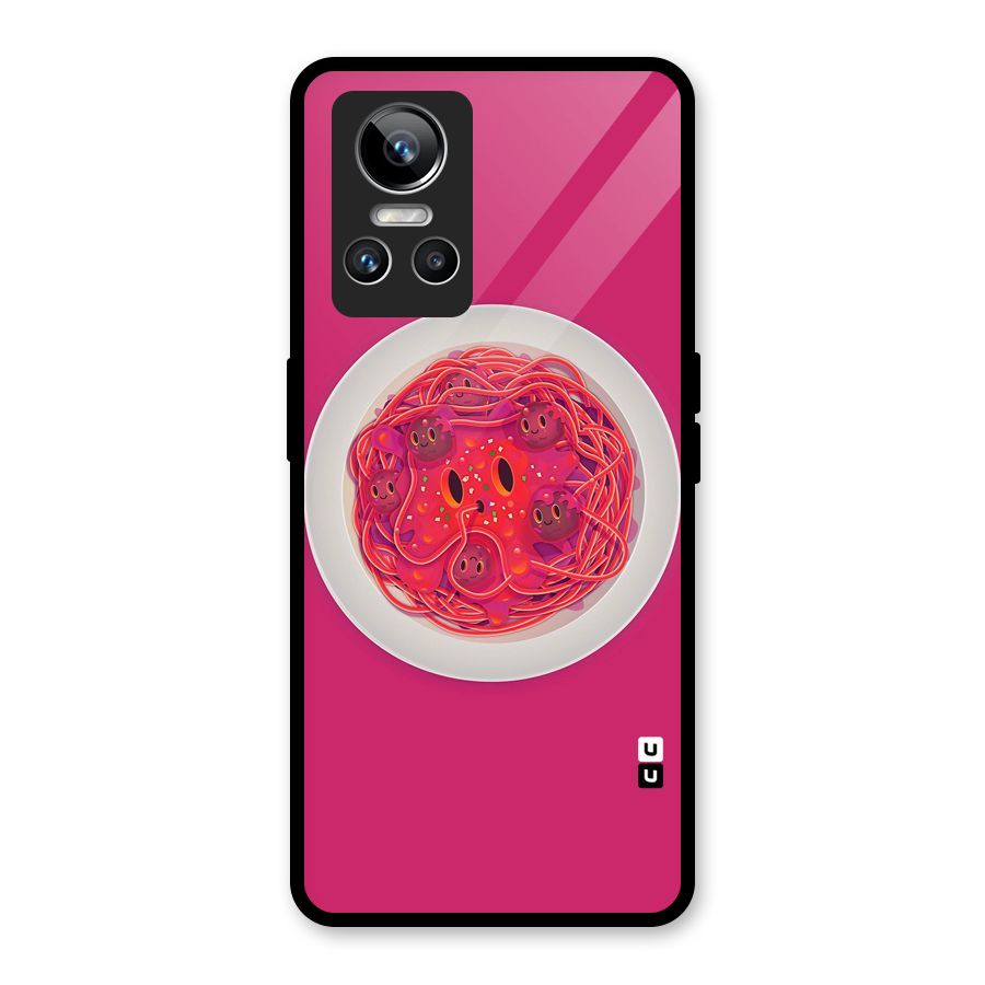 Pasta Cute Glass Back Case for Realme GT Neo 3