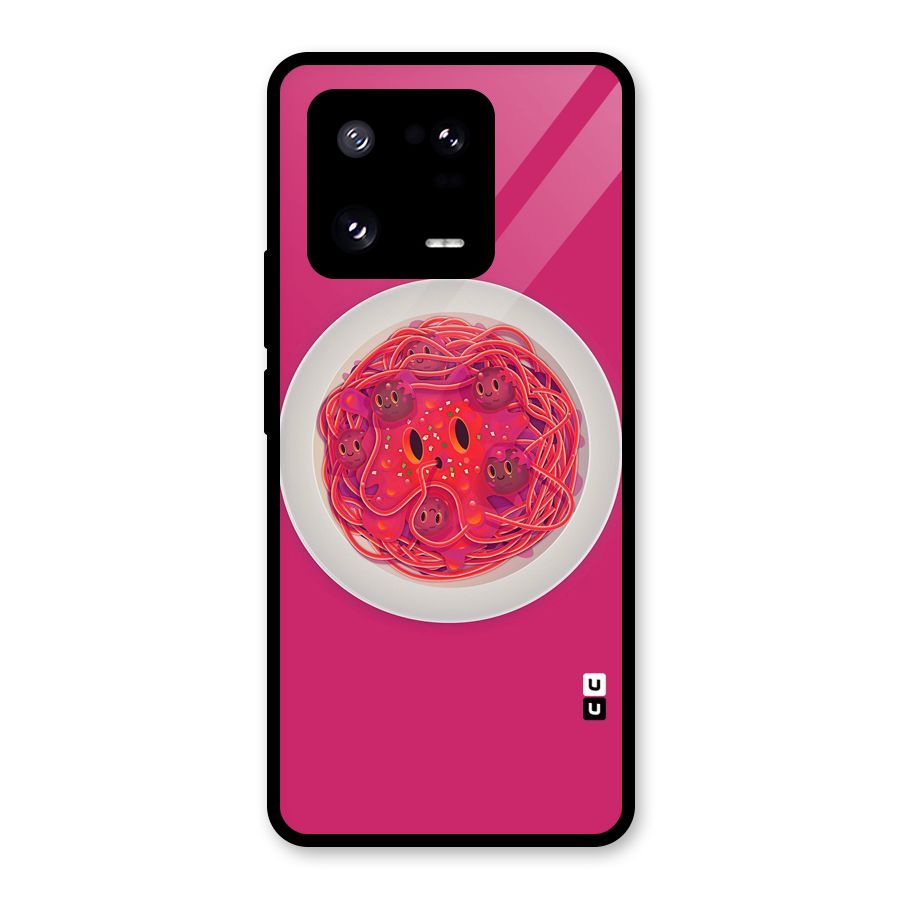 Pasta Cute Glass Back Case for Xiaomi 13 Pro