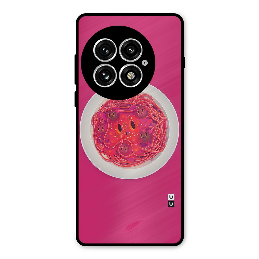 Pasta Cute Metal Back Case for OnePlus 13