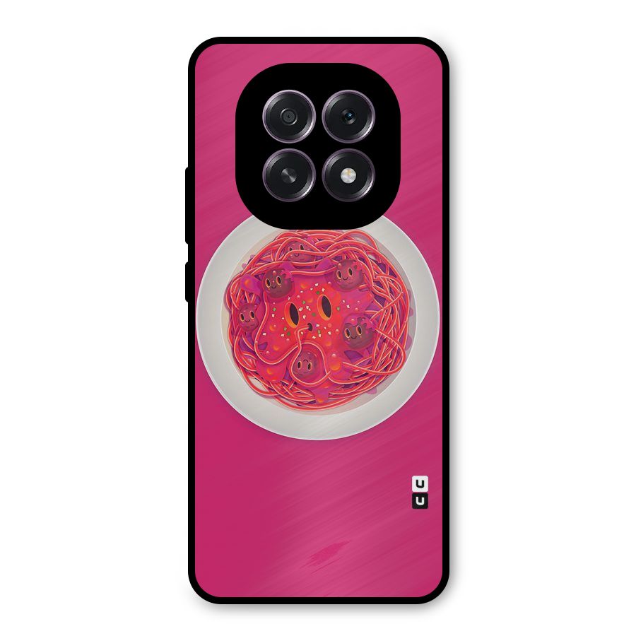 Pasta Cute Metal Back Case for Oppo F29