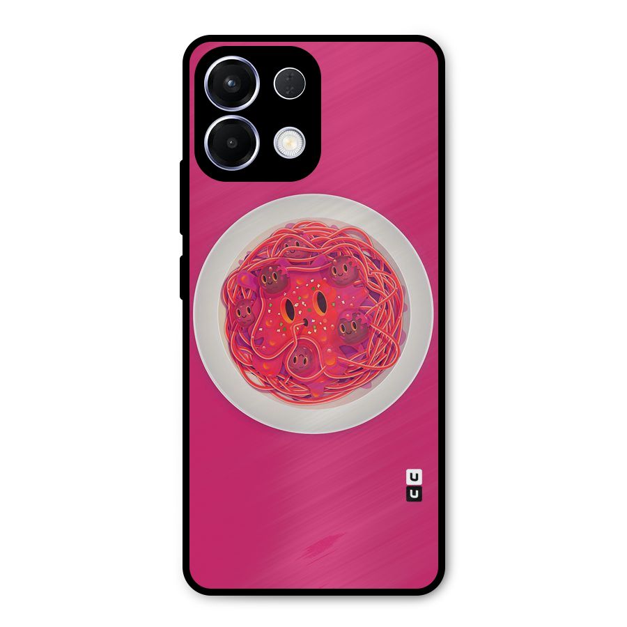 Pasta Cute Metal Back Case for Oppo K13
