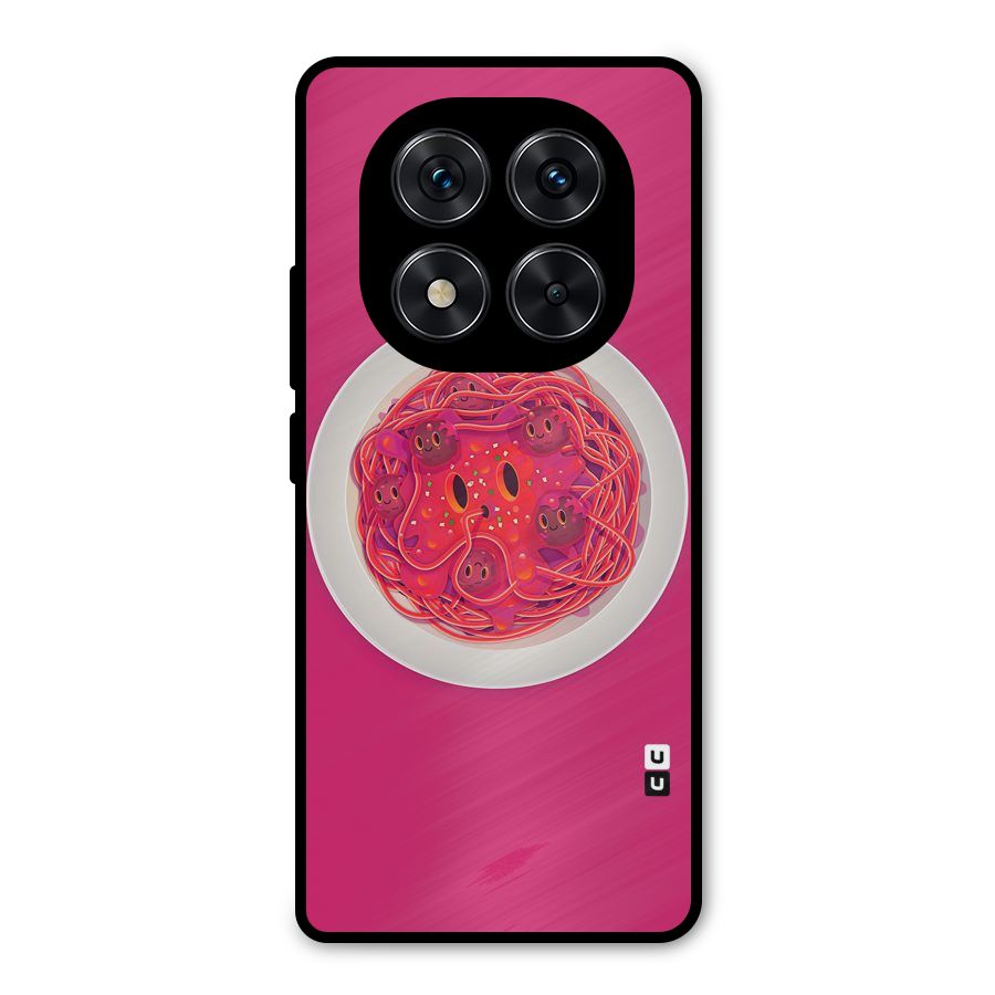 Pasta Cute Metal Back Case for Poco X7
