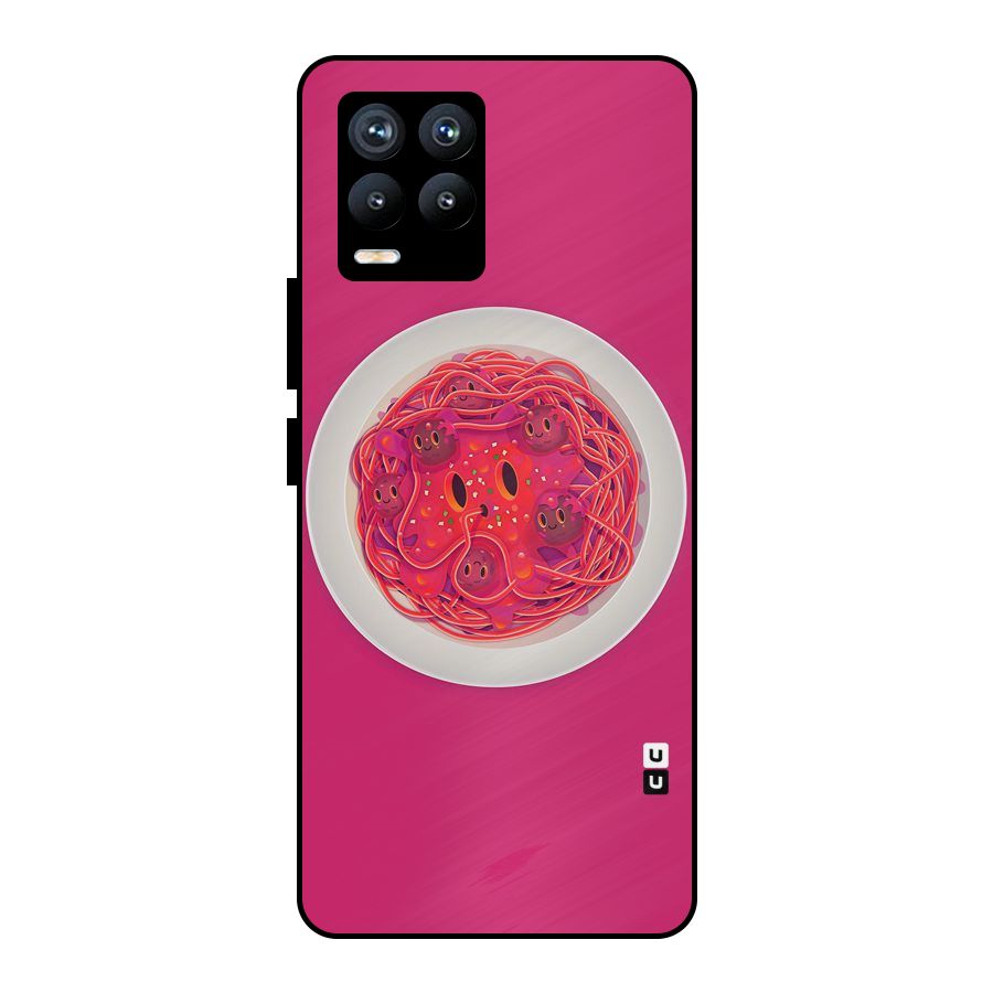 Pasta Cute Metal Back Case for Realme 8 Pro