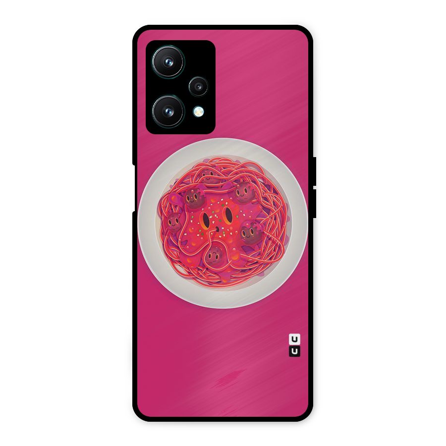 Pasta Cute Metal Back Case for Realme 9 Pro 5G