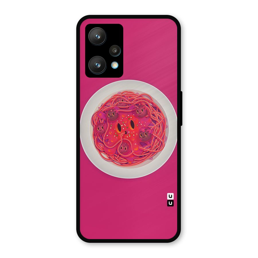 Pasta Cute Metal Back Case for Realme 9 Pro Plus 5G