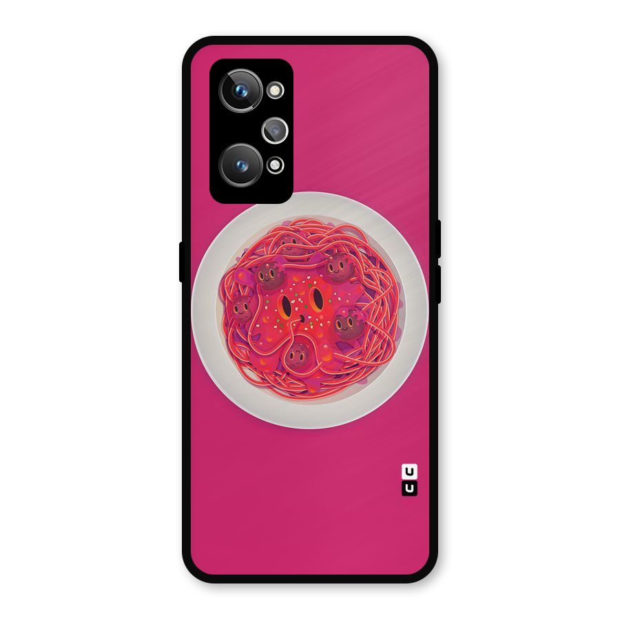 Pasta Cute Metal Back Case for Realme GT Neo2