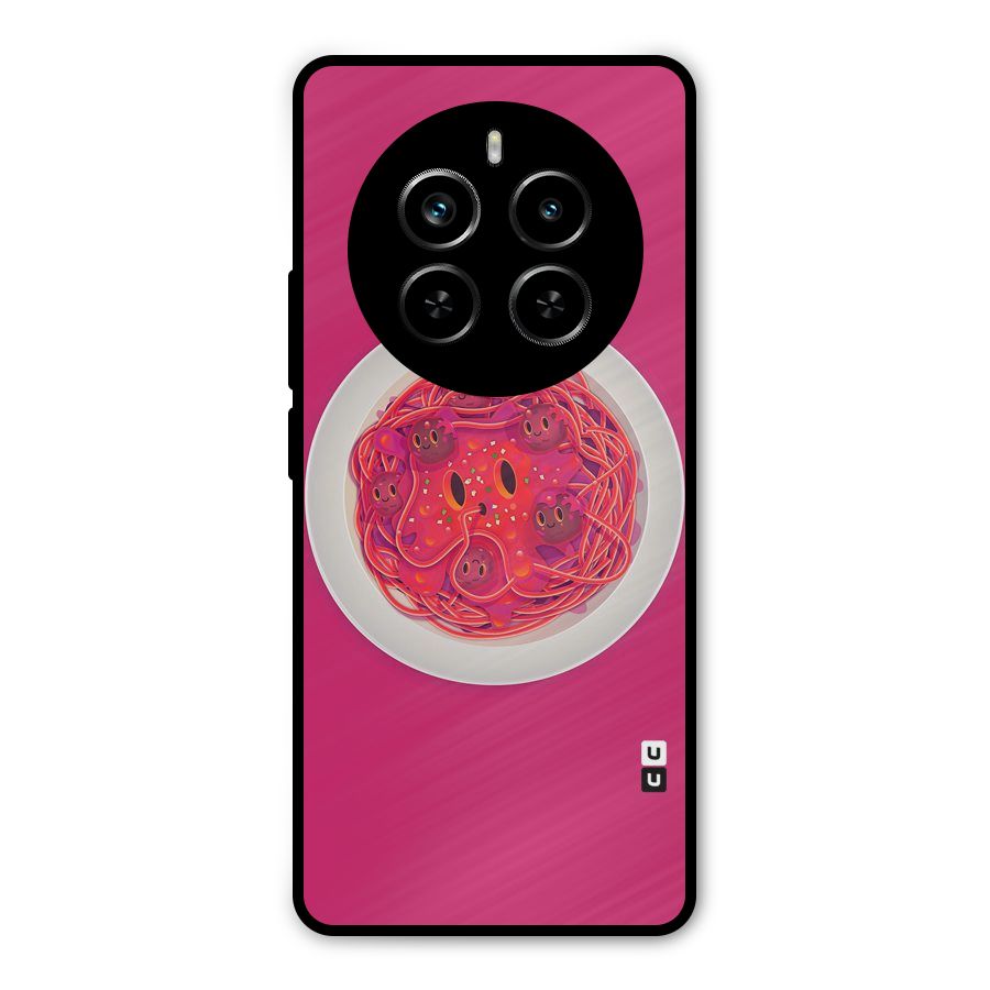 Pasta Cute Metal Back Case for Realme P1 Pro