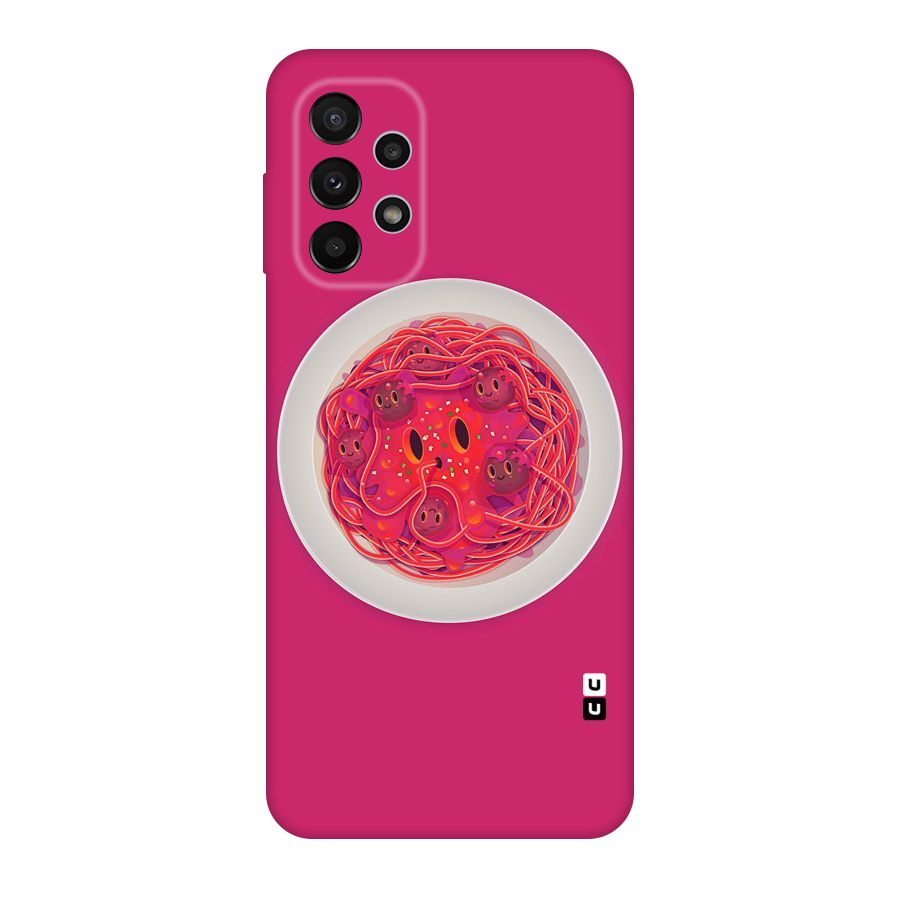 Pasta Cute Original Polycarbonate Back Case for Galaxy A23