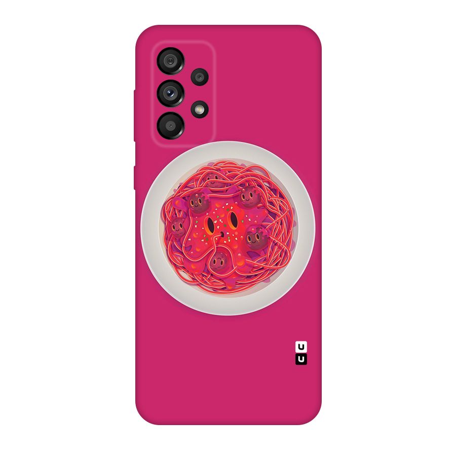 Pasta Cute Original Polycarbonate Back Case for Galaxy A73 5G
