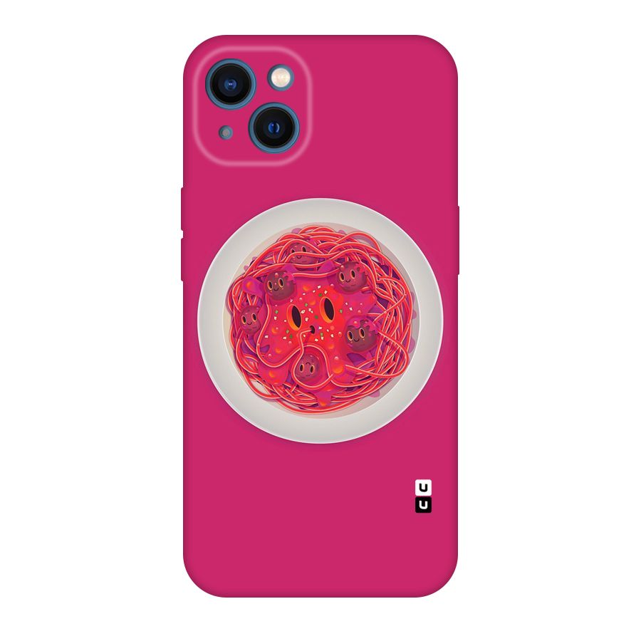 Pasta Cute Original Polycarbonate Back Case for iPhone 13