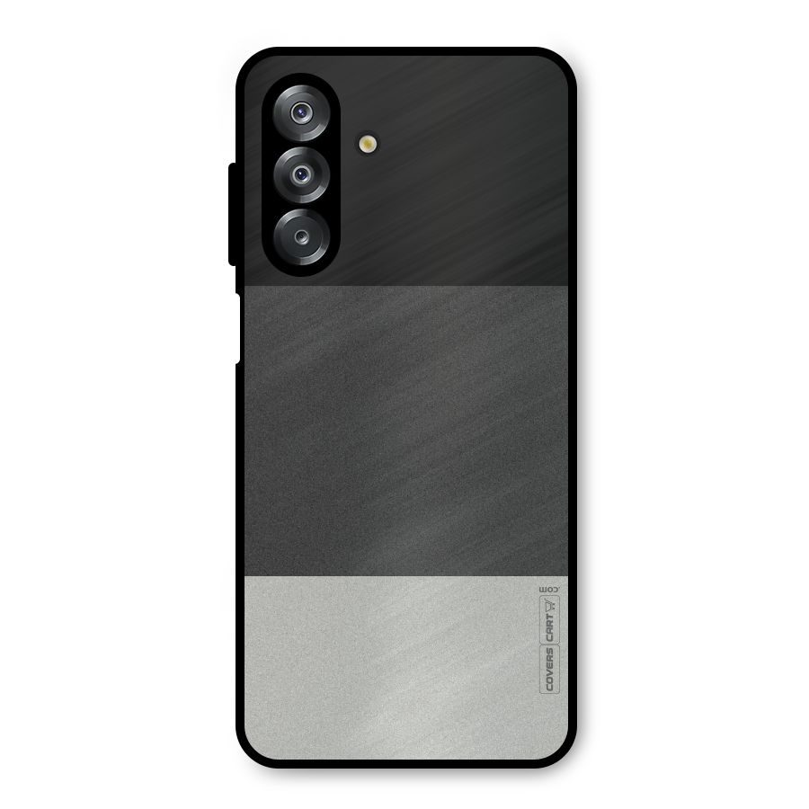 Pastel Black and Grey Metal Back Case for Galaxy A26