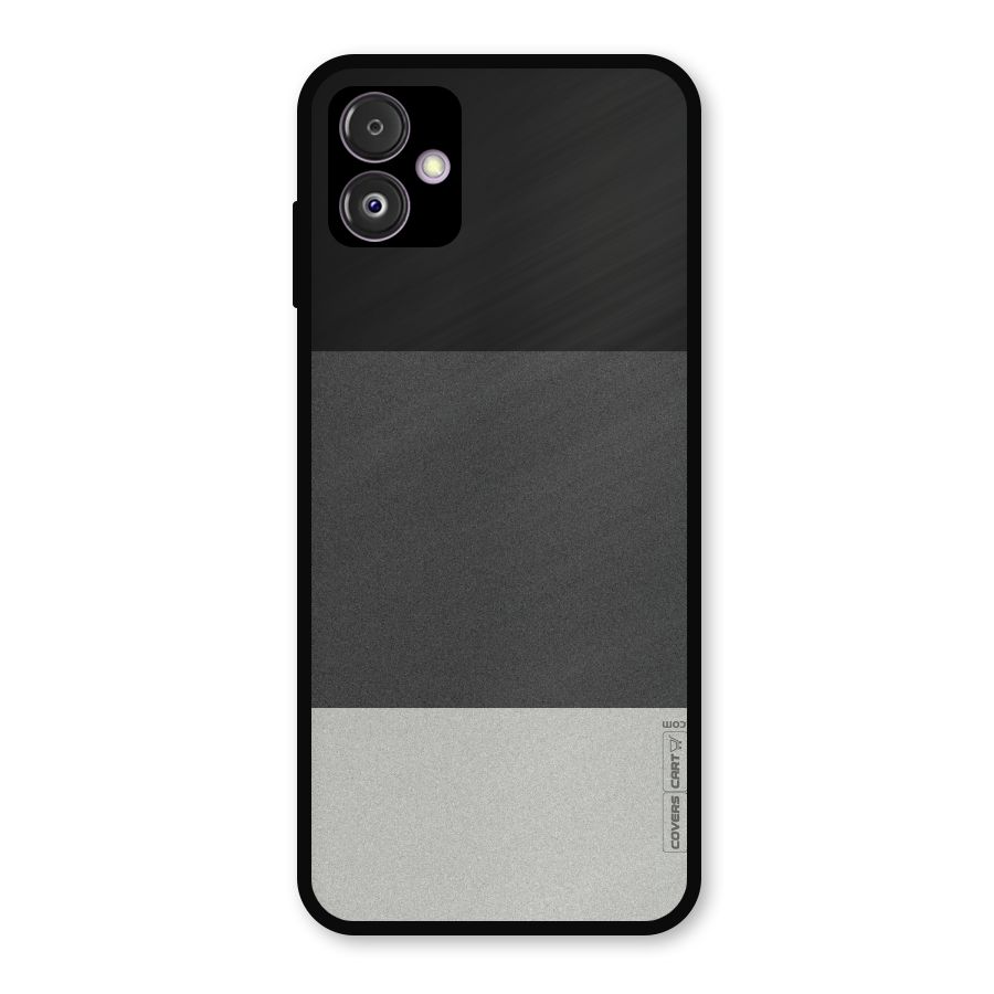 Pastel Black and Grey Metal Back Case for Galaxy F14