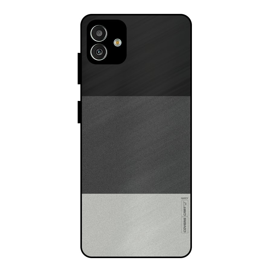 Pastel Black and Grey Metal Back Case for Galaxy M13 5G