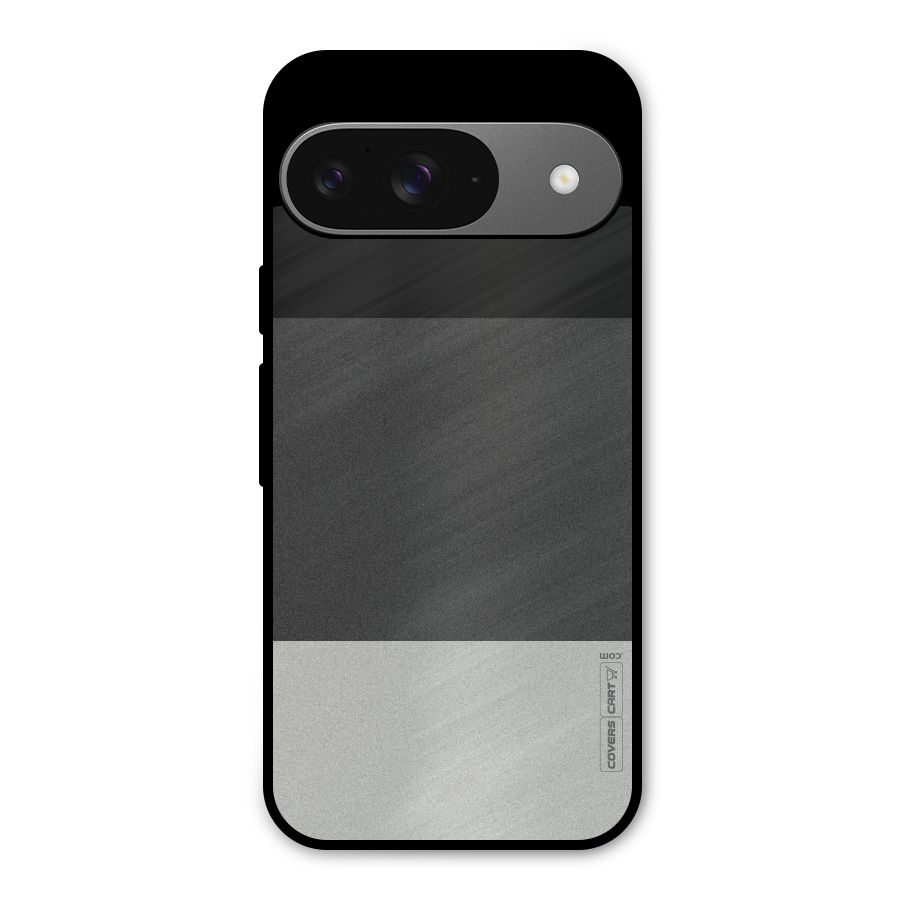 Pastel Black and Grey Metal Back Case for Google Pixel 9