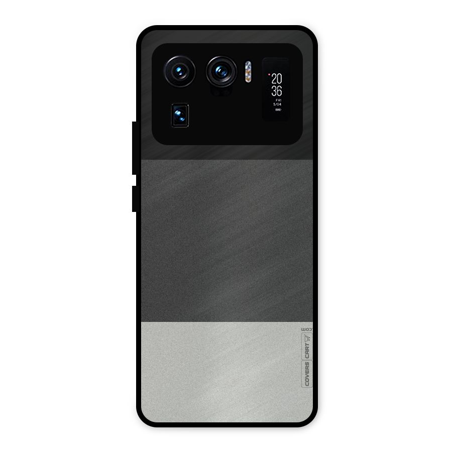 Pastel Black and Grey Metal Back Case for Mi 11 Ultra