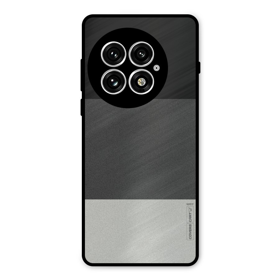 Pastel Black and Grey Metal Back Case for OnePlus 13