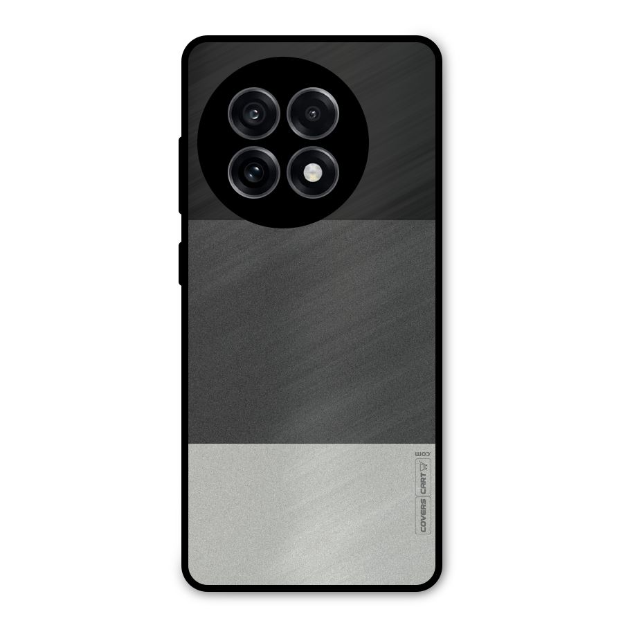 Pastel Black and Grey Metal Back Case for OnePlus 13R