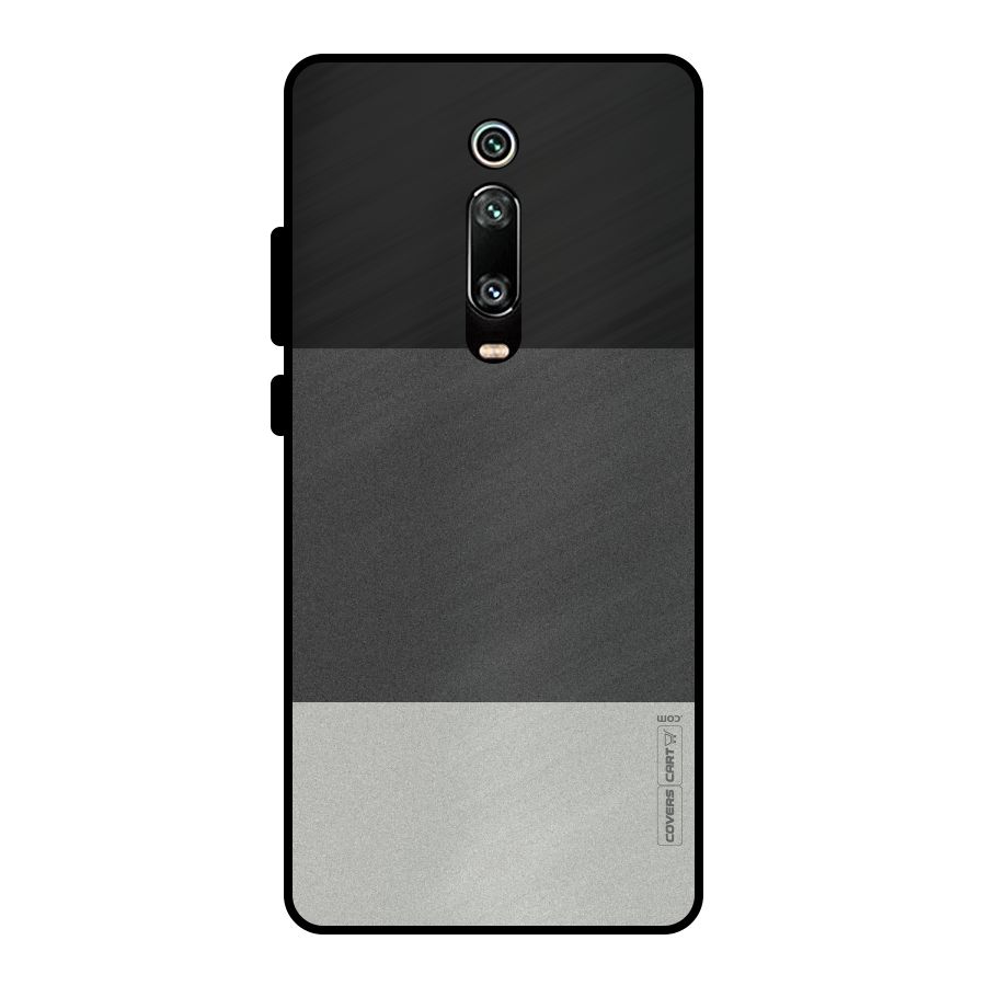 Pastel Black and Grey Metal Back Case for Redmi K20