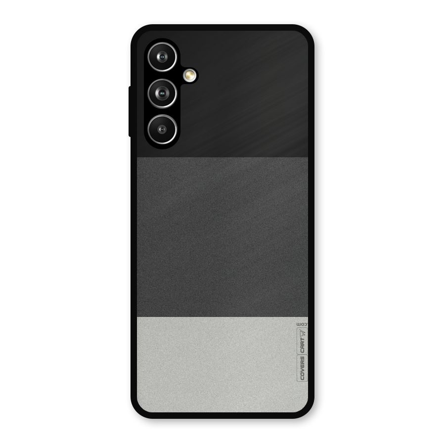 Pastel Black and Grey Metal Back Case for Samsung Galaxy M54