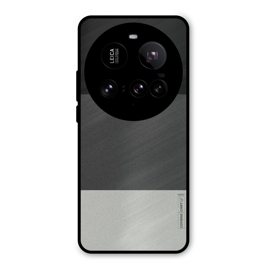 Pastel Black and Grey Metal Back Case for Xiaomi 15 Ultra