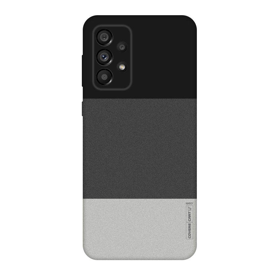 Pastel Black and Grey Original Polycarbonate Back Case for Galaxy A73 5G