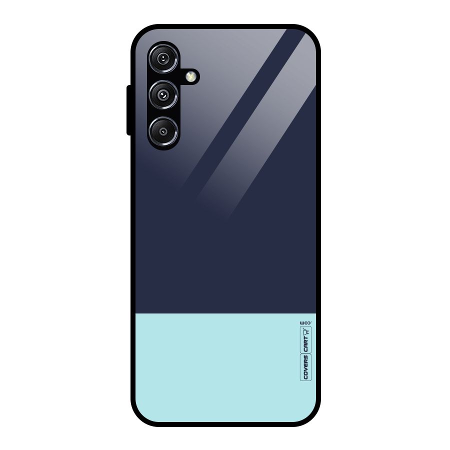 Pastel Blues Glass Back Case for Galaxy M34 5G