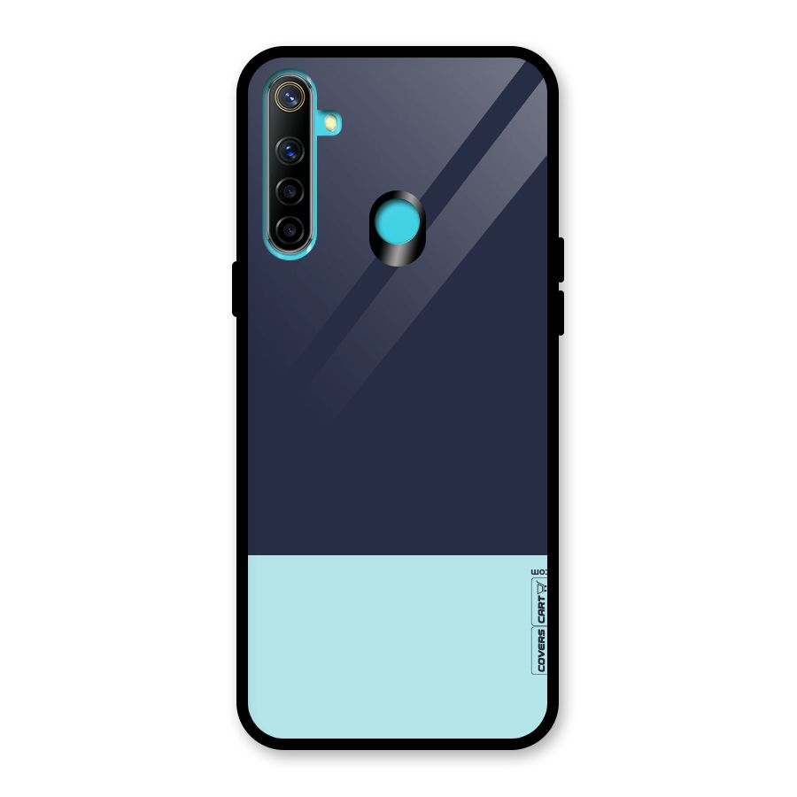 Pastel Blues Glass Back Case for Realme 5