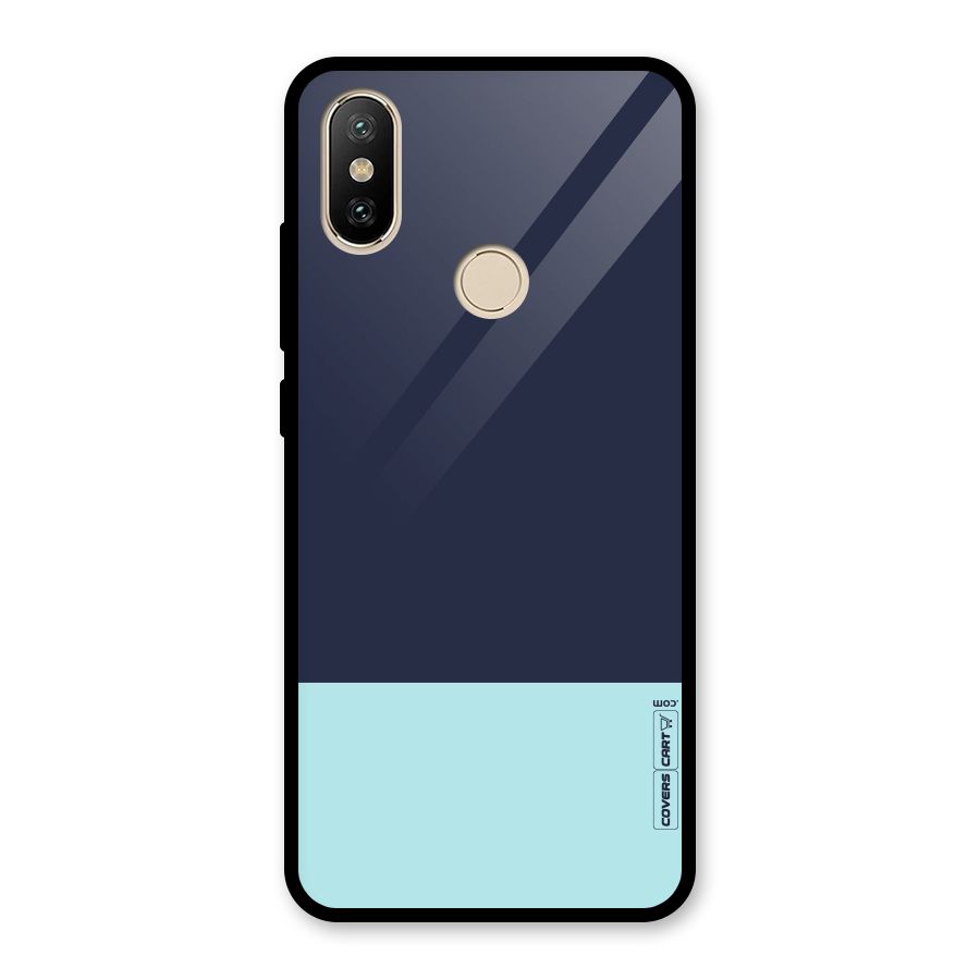 Pastel Blues Glass Back Case for Redmi A2