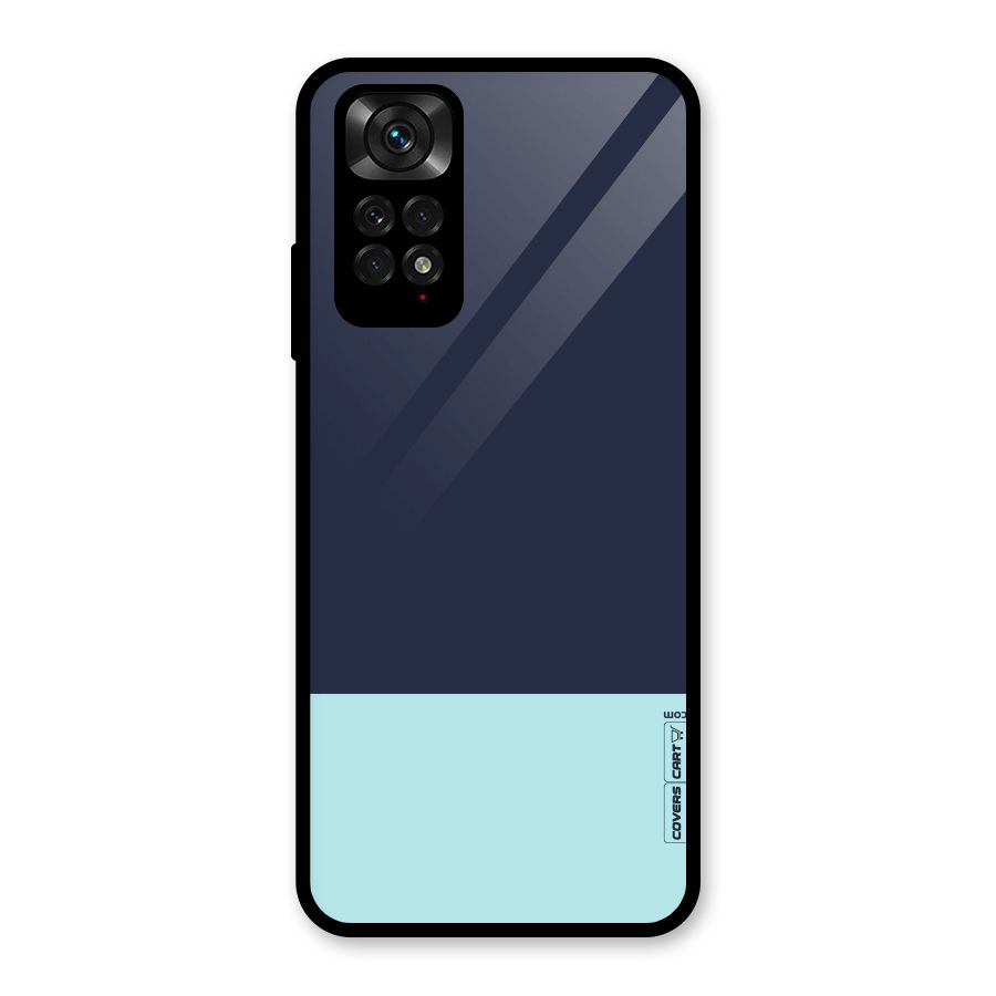 Pastel Blues Glass Back Case for Redmi Note 11S