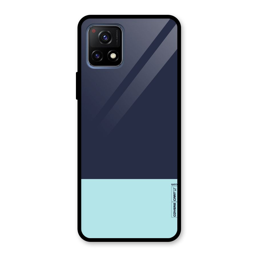 Pastel Blues Glass Back Case for Vivo Y72 5G