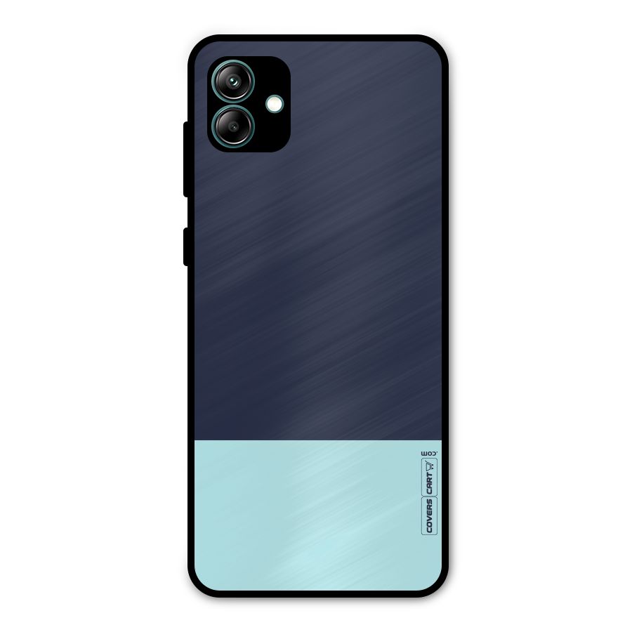 Pastel Blues Metal Back Case for Galaxy A04