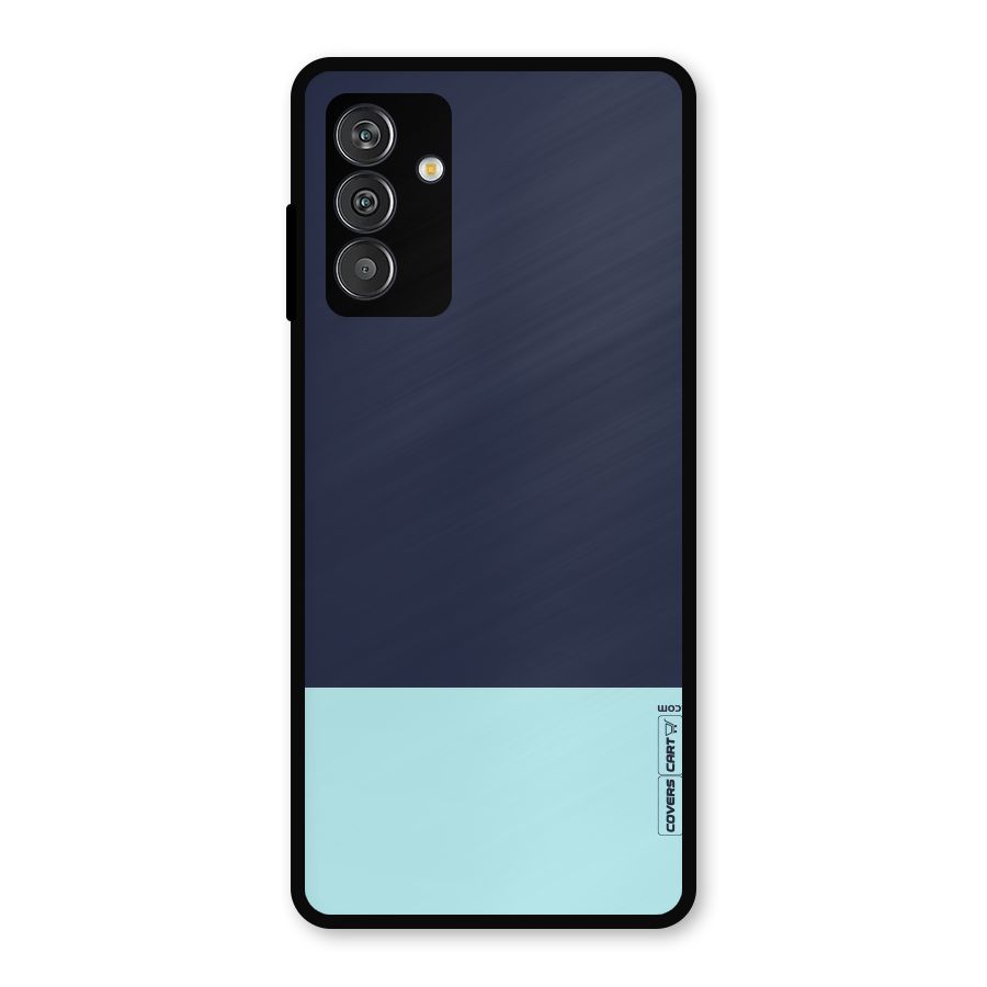 Pastel Blues Metal Back Case for Galaxy M14 5G