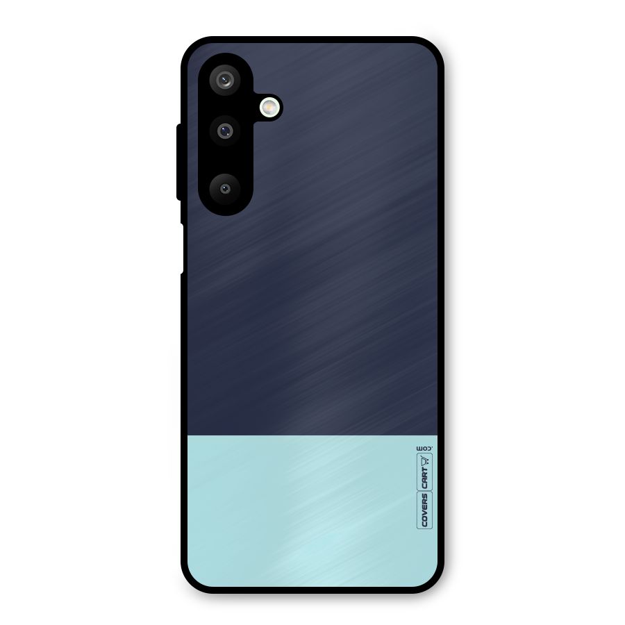 Pastel Blues Metal Back Case for Galaxy M16