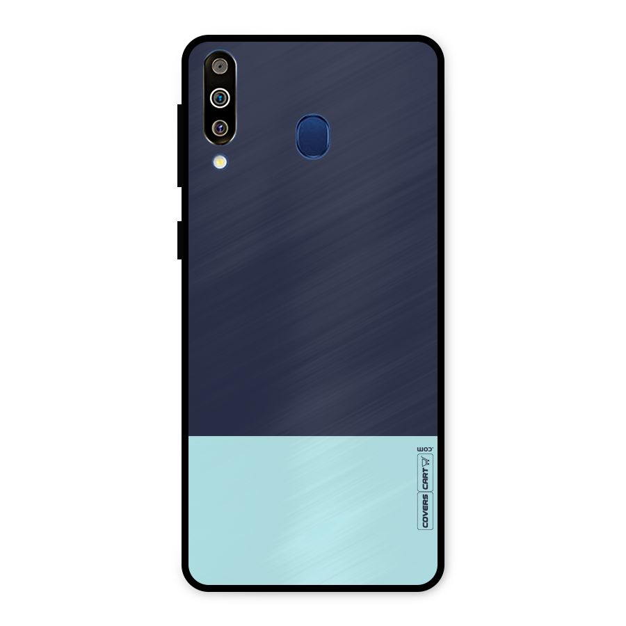 Pastel Blues Metal Back Case for Galaxy M30