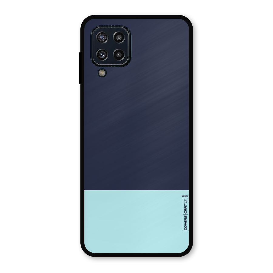 Pastel Blues Metal Back Case for Galaxy M32