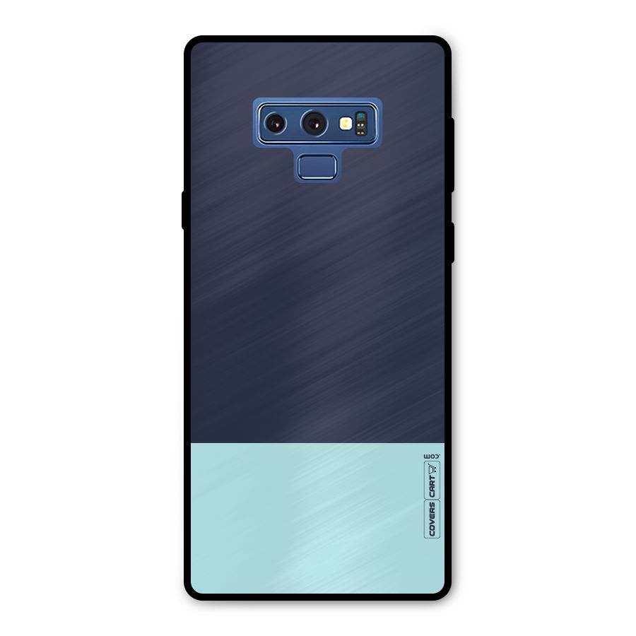 Pastel Blues Metal Back Case for Galaxy Note 9