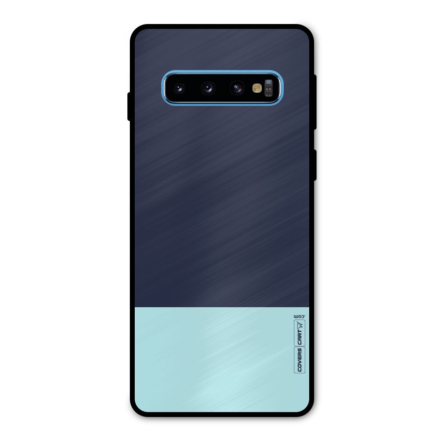 Pastel Blues Metal Back Case for Galaxy S10