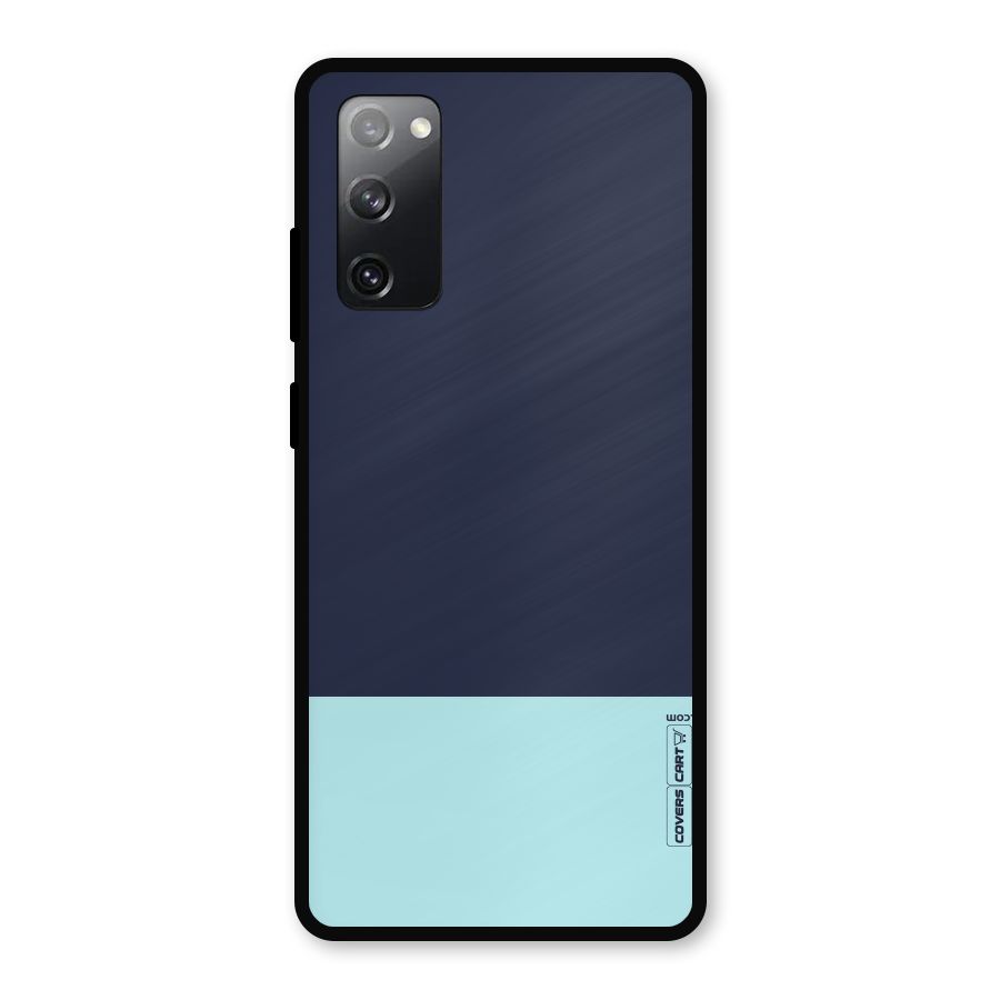 Pastel Blues Metal Back Case for Galaxy S20 FE 5G